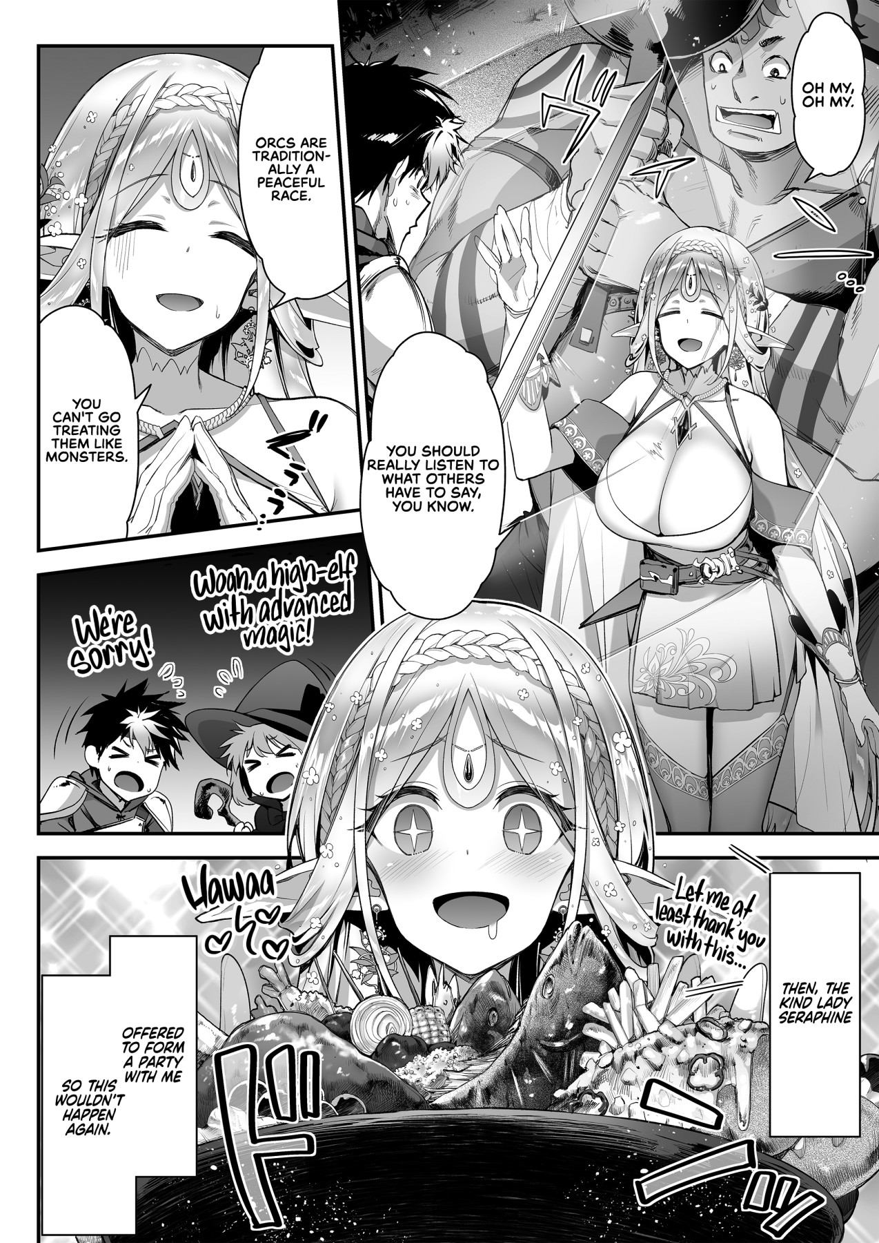 Hentai Manga Comic-The Lewd Elf likes the Orc-Read-5